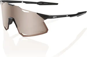 100% HYPERCRAFT Sport Performance Frameless Sunglasses (Gloss Black - HiPER Silver Mirror Lens)