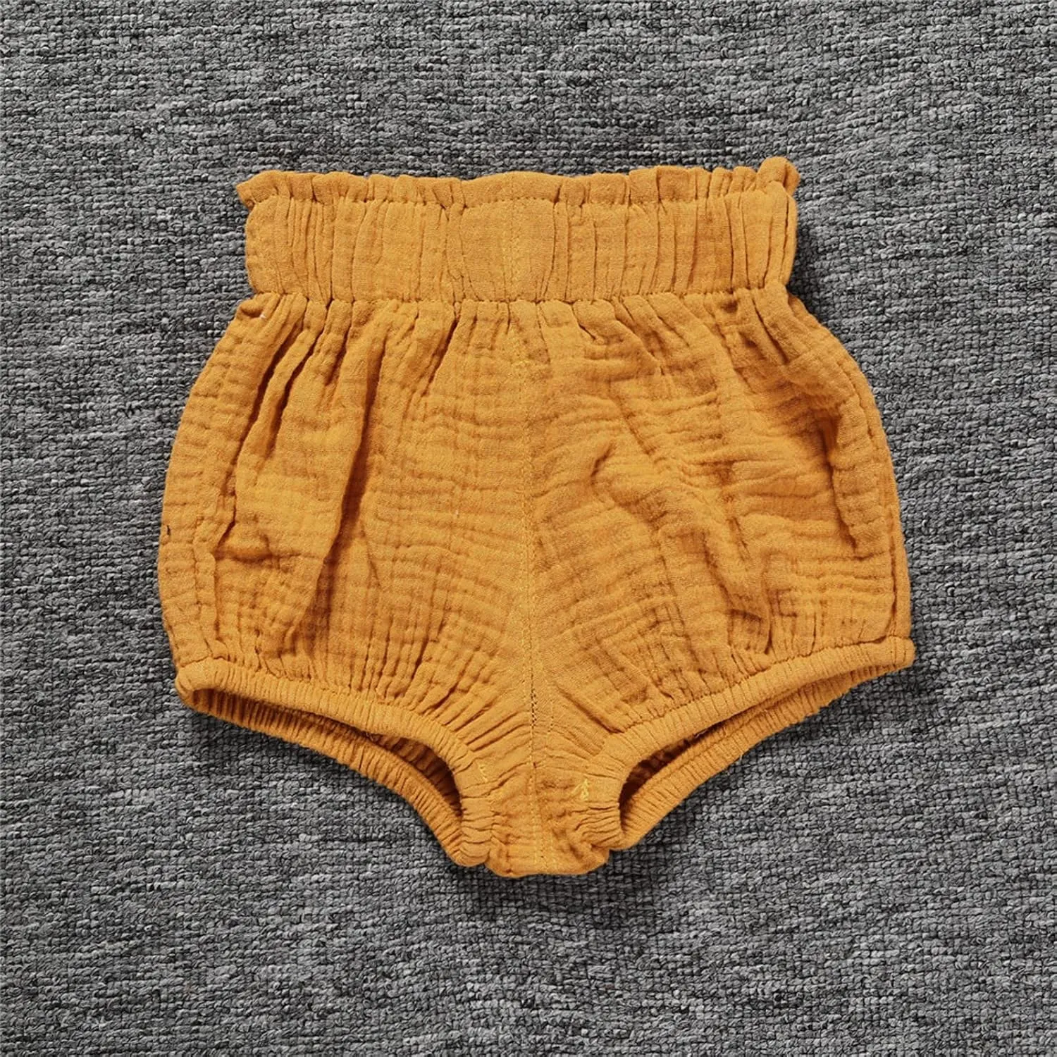 3PC Shorts Set Newborn Baby Girls Boys Pants Cotton Linen Blend Cute Floral Bloomers Triangle Shorts