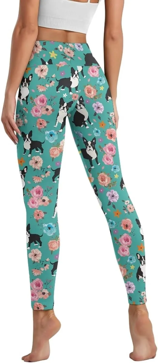AFPANQZ Women's Yoga Leggings with Pockets Seamless Yoga Pants Casual Running Dance Sports Activewear Workout Stretch Capri