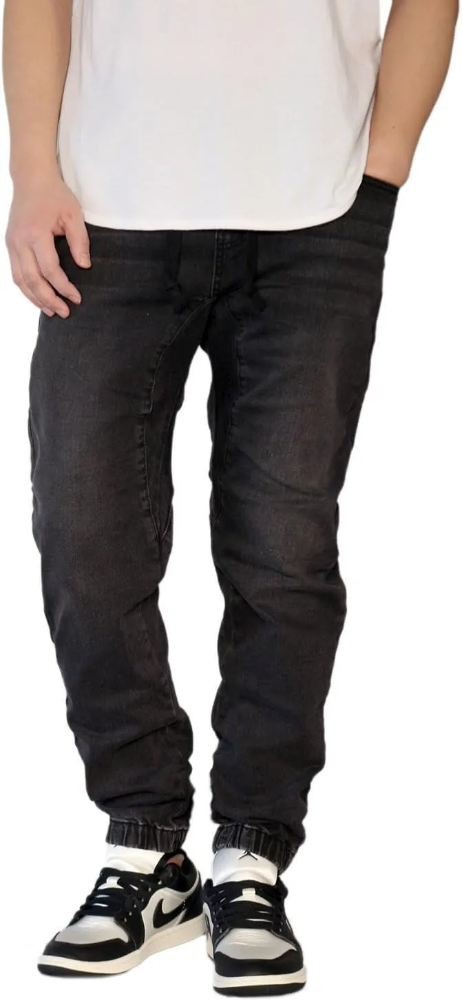 AIRNINE Men's Premium Twill Drop Crotch Jogger Pants S-5XL