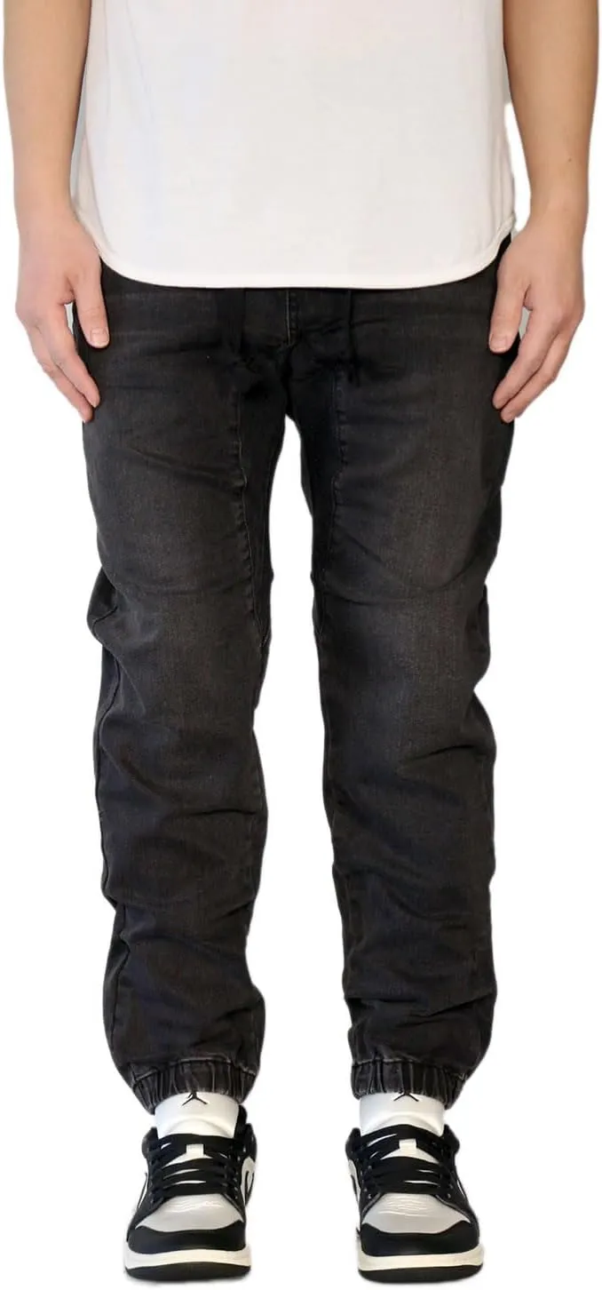 AIRNINE Men's Premium Twill Drop Crotch Jogger Pants S-5XL