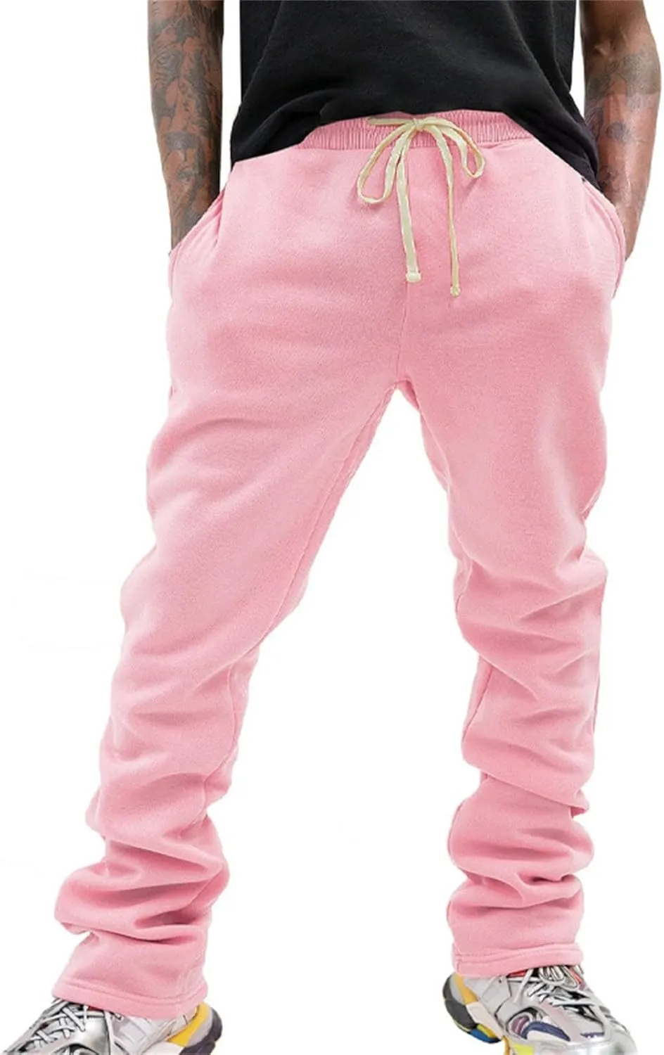 Athletic Joggers for Men Men's Padded Drawstring Sweatpants Jogging Sweatpants High Comfort Water Resistant Quickdry