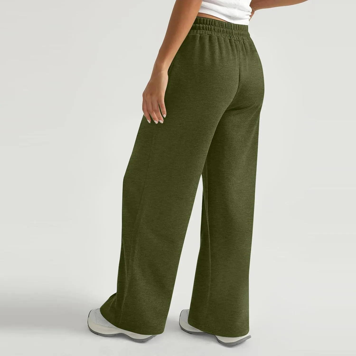Baggy Sweatpants for Women Oversized Baggy Drawstring High Waisted Joggers with Pockets Casual Lounge Pants