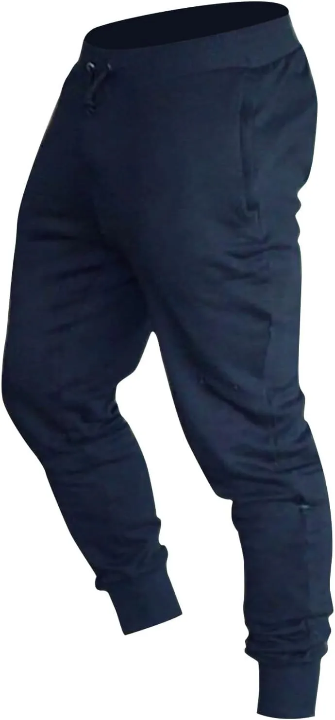 Big and Tall Sweatpants for Men Sweatpants for Men Loose Fit Men's Solid Cotton Yoga Sweatpants Athletic Lounge Pants