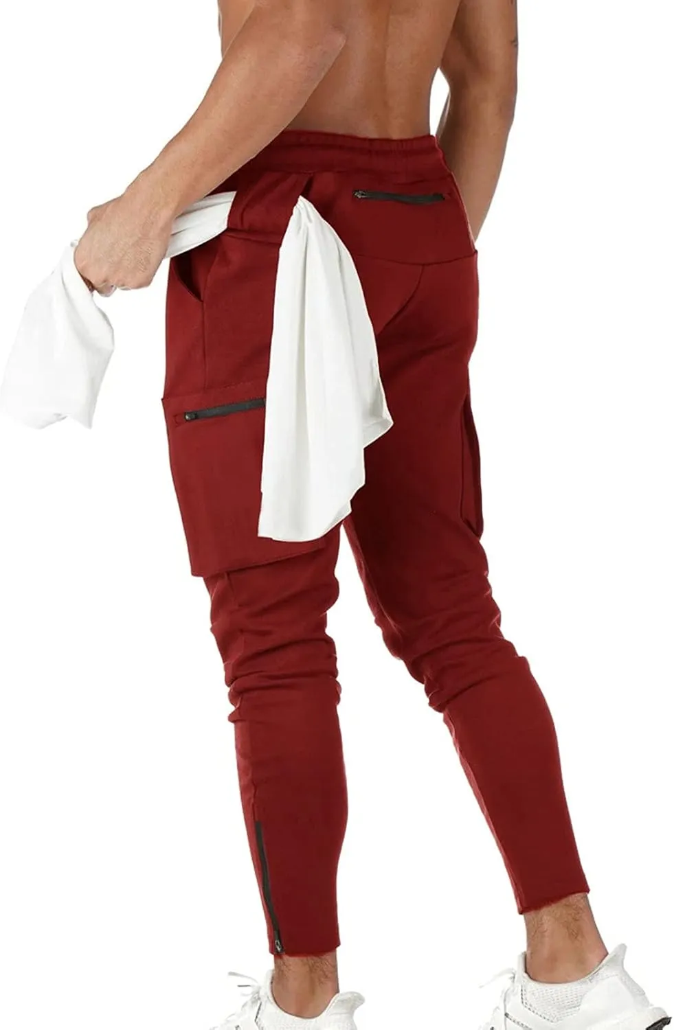Cargo Pants for Men Relaxed Fit Gym Sweatpants Work Joggers Mens Long Pants Sweatpants for Men Men's Casual Trousers