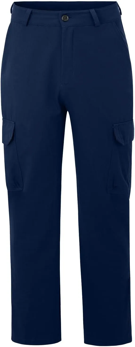 Cargo Pants for Men Relaxed Fit Men with Pockets Men's Basic Active Tapered Jogger Pants Regular and Big & Tall Sizes