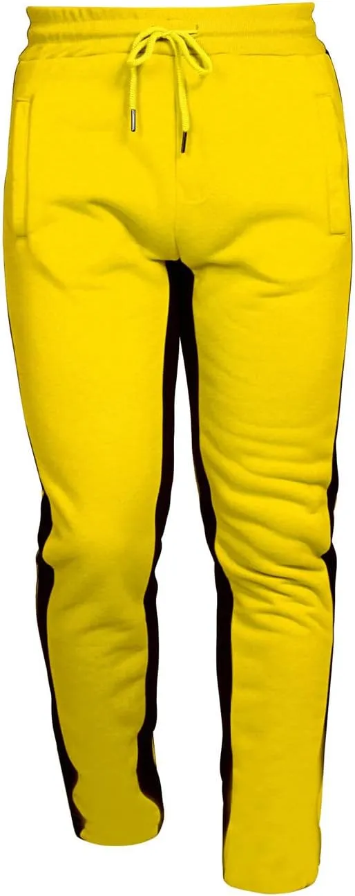 Cargo Pants for Men Relaxed Fit Men's Heavyweight Fleece Cargo Sweatpants Elastic Waist Baggy Workout Joggers Stretch