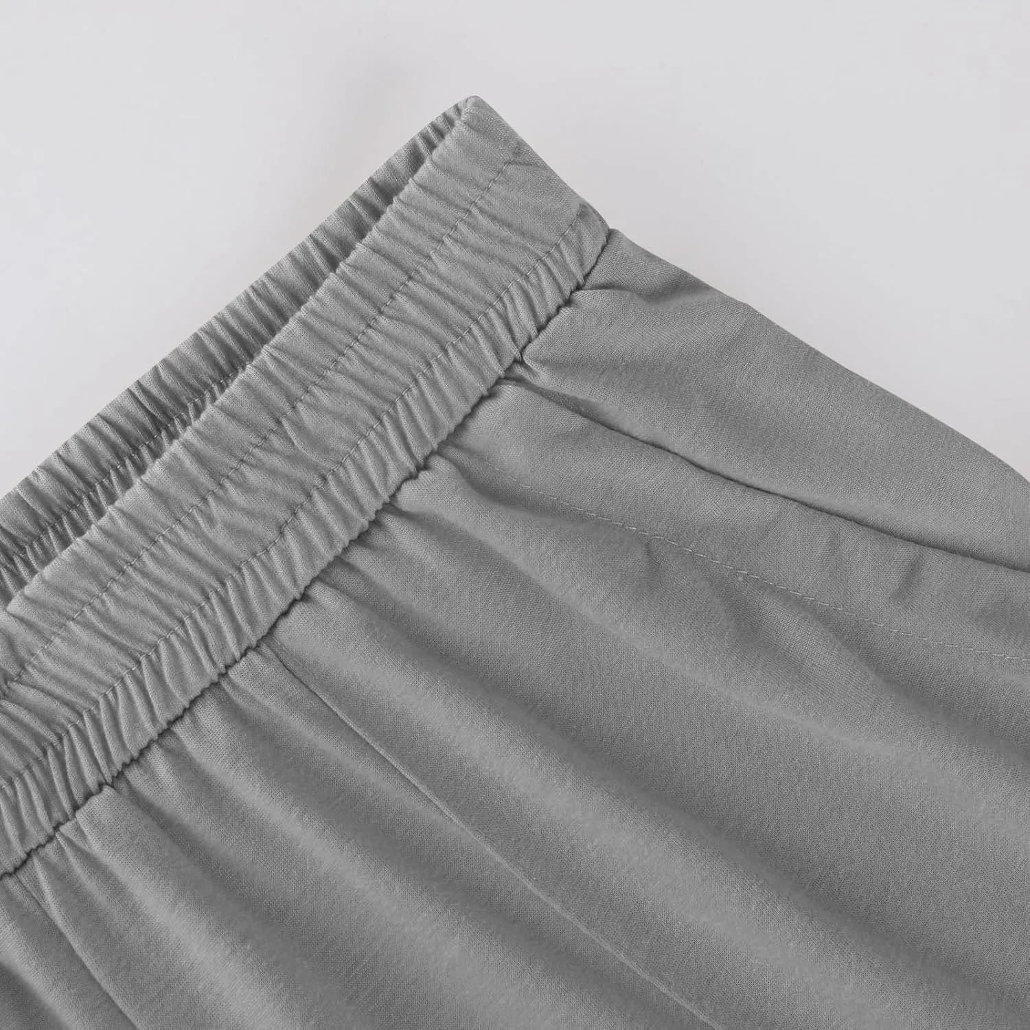 Cargo Sweatpants for Women Wide Leg High Waisted Baggy Drawstring Sweat Pants Casual Flared Pants with Pockets