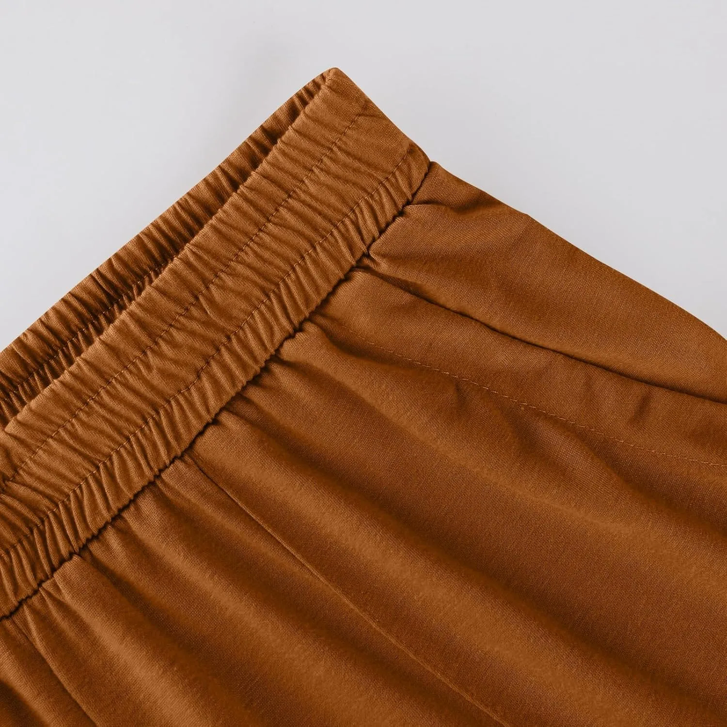 Cargo Sweatpants for Women Wide Leg High Waisted Baggy Drawstring Sweat Pants Casual Flared Pants with Pockets