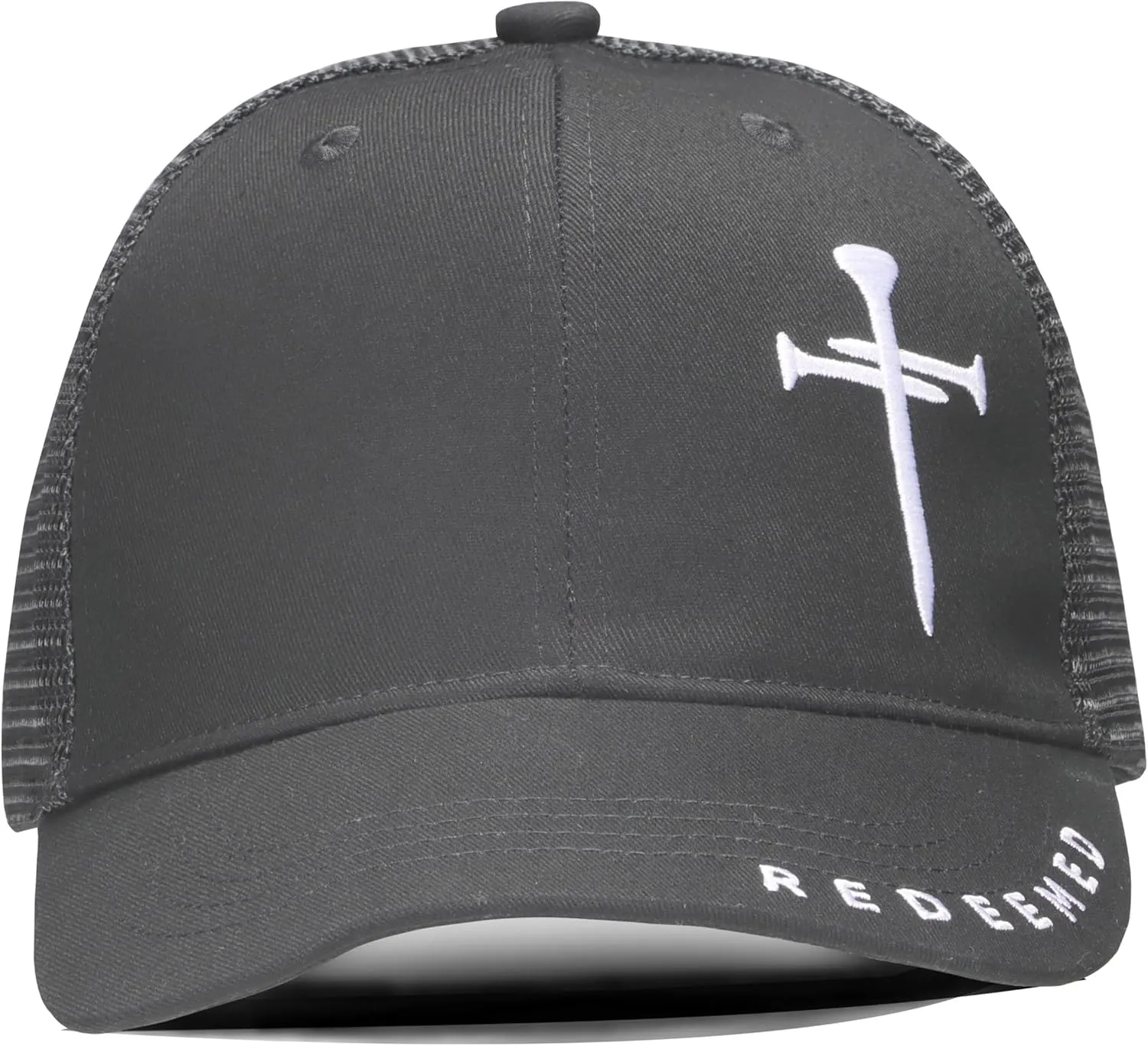 Christian Hats for Men Women with Gift Box, Embroidered Three Nails Cross Baseball Caps, Adjustable Mesh Outdoor Hat
