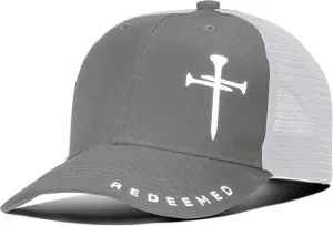 Christian Hats for Men Women with Gift Box, Embroidered Three Nails Cross Baseball Caps, Adjustable Mesh Outdoor Hat