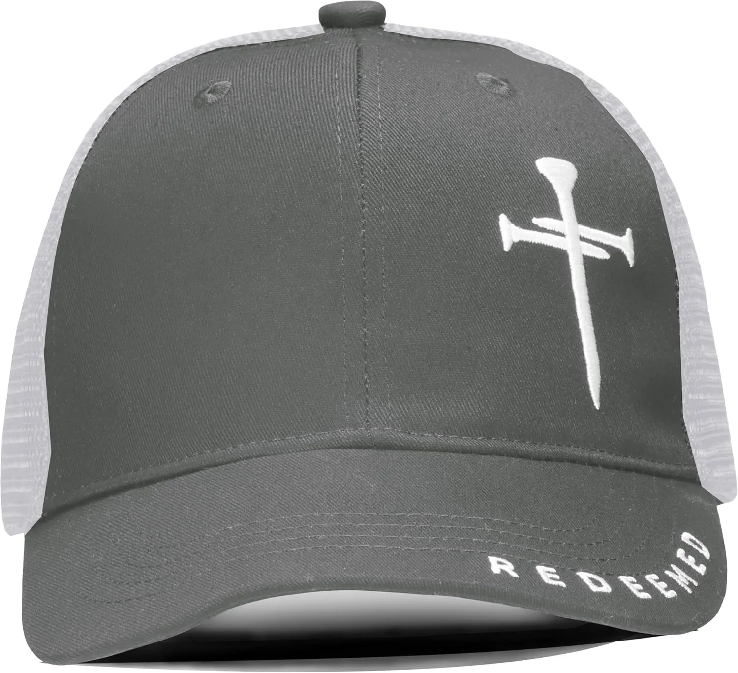 Christian Hats for Men Women with Gift Box, Embroidered Three Nails Cross Baseball Caps, Adjustable Mesh Outdoor Hat