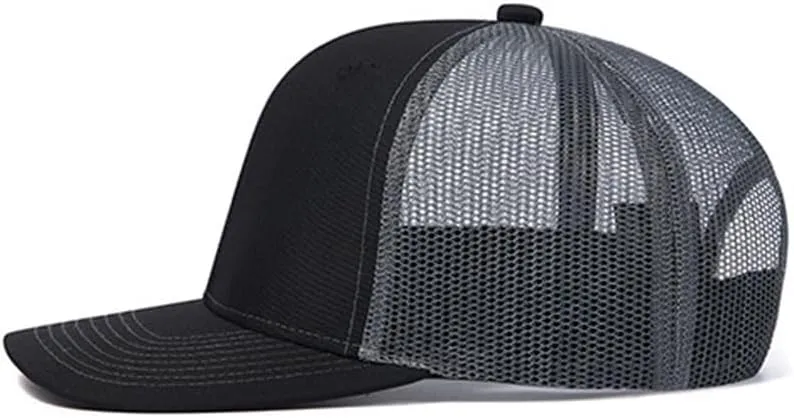 Custom Hat, Customize Embroidered Logo/Text on Trucker Hats, Embroidered Baseball Hat for Men Women, Mesh Back, Adjustable