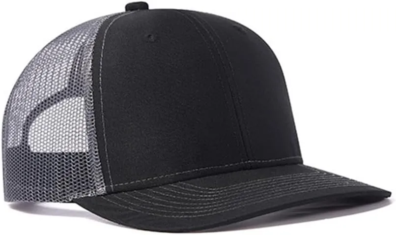 Custom Hat, Customize Embroidered Logo/Text on Trucker Hats, Embroidered Baseball Hat for Men Women, Mesh Back, Adjustable