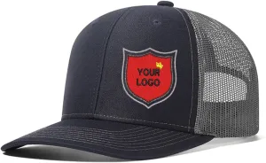 Custom Trucker Hat Add Your Own Personalized Embroidered Logo, Custom Hats for Men Women, Adjustable