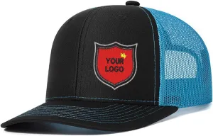 Custom Trucker Hat Add Your Own Personalized Embroidered Logo, Custom Hats for Men Women, Adjustable