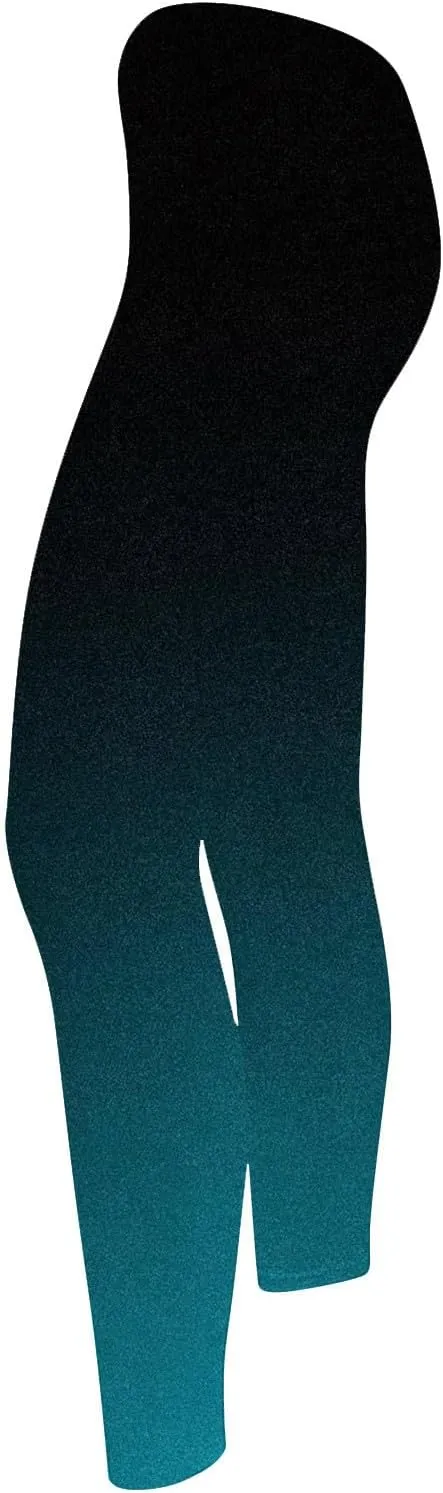 DASAYO Womens Fashion Activewear Leggings High Waist Full Length Ombre Workout Gym Fitness Yoga Pants