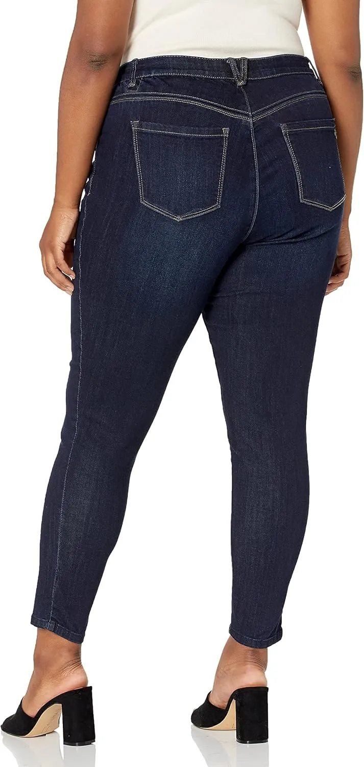 Democracy Women's Plus Size Ab Solution High Rise Jegging