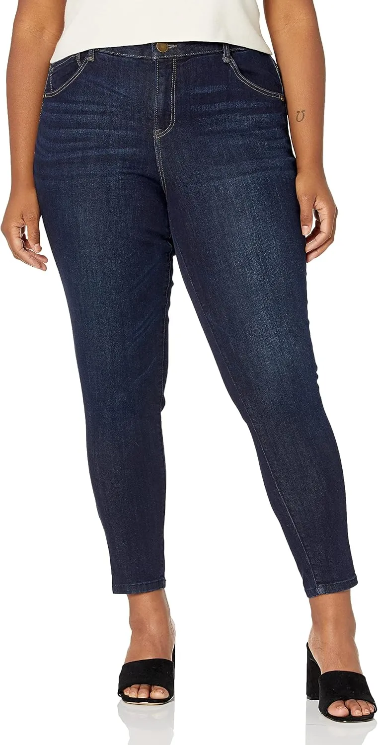 Democracy Women's Plus Size Ab Solution High Rise Jegging