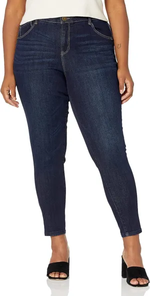 Democracy Women's Plus Size Ab Solution High Rise Jegging
