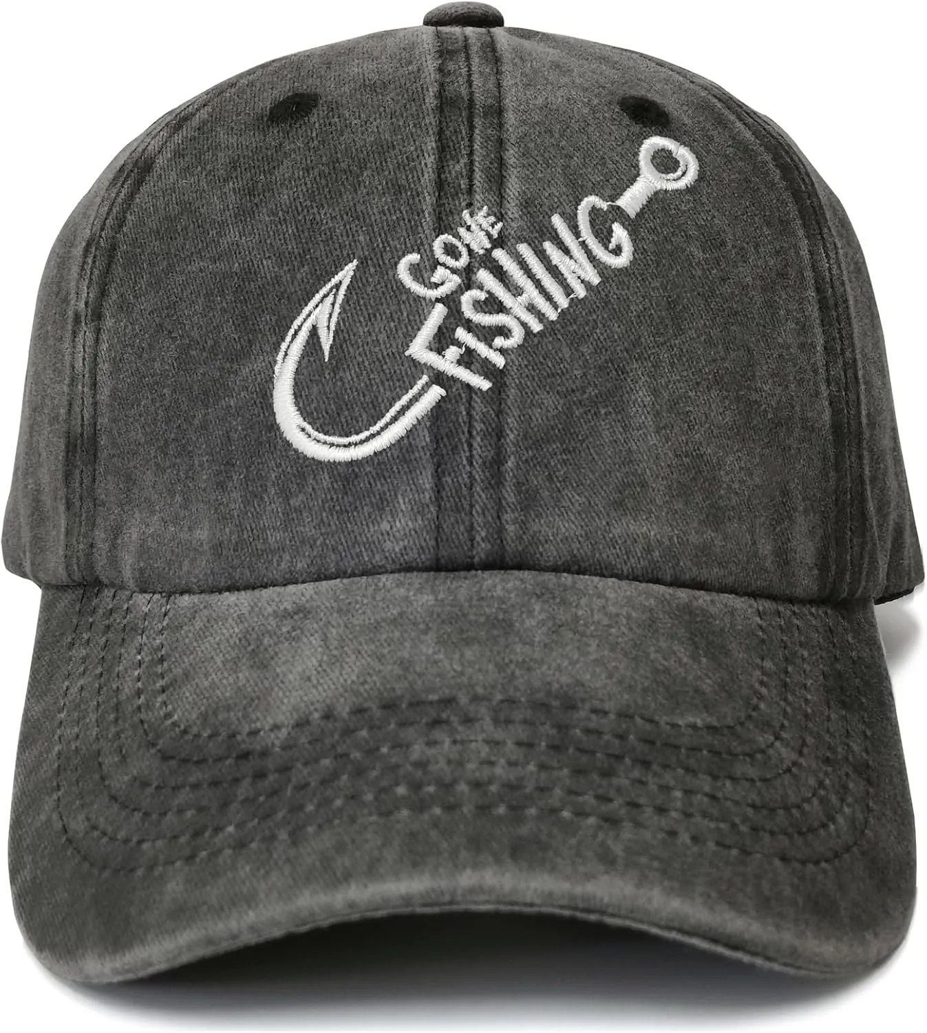 Embroidered Gone Fishing Hats