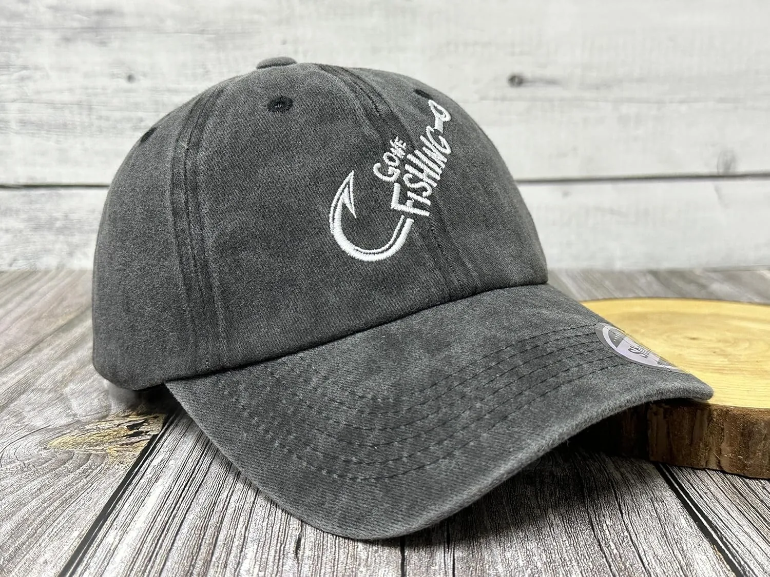 Embroidered Gone Fishing Hats