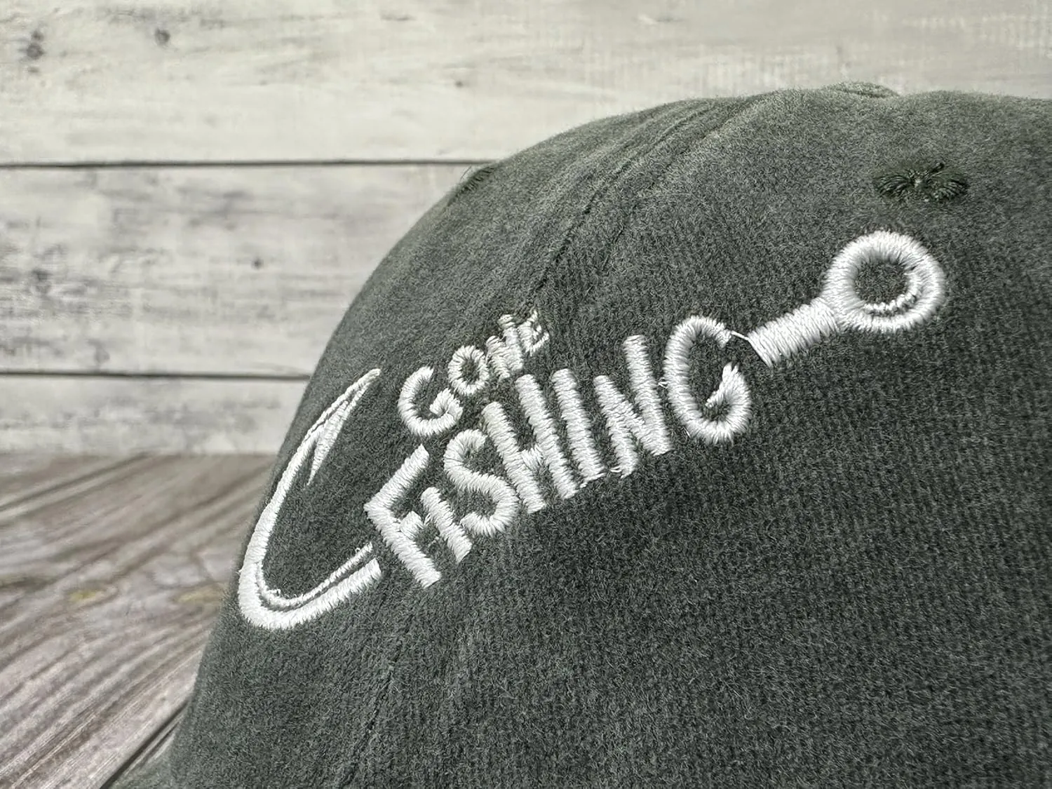 Embroidered Gone Fishing Hats