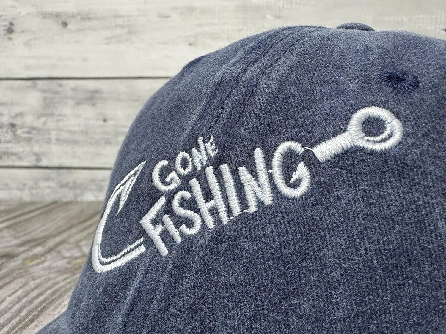 Embroidered Gone Fishing Hats