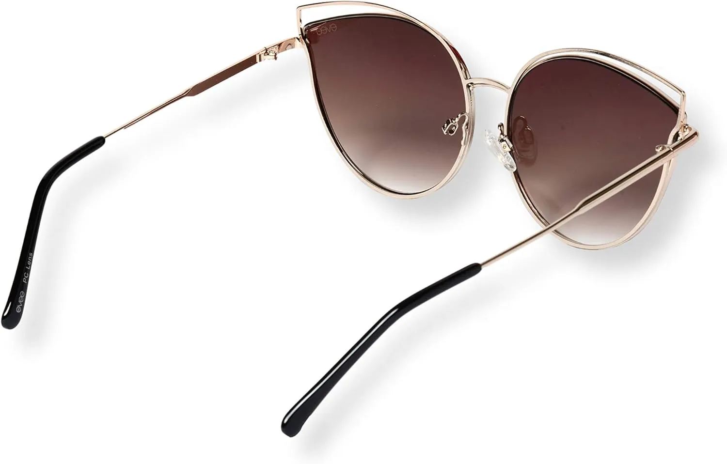 EVEE Oversize Double Wire Cat-Eye Sunglasses (Kitey)