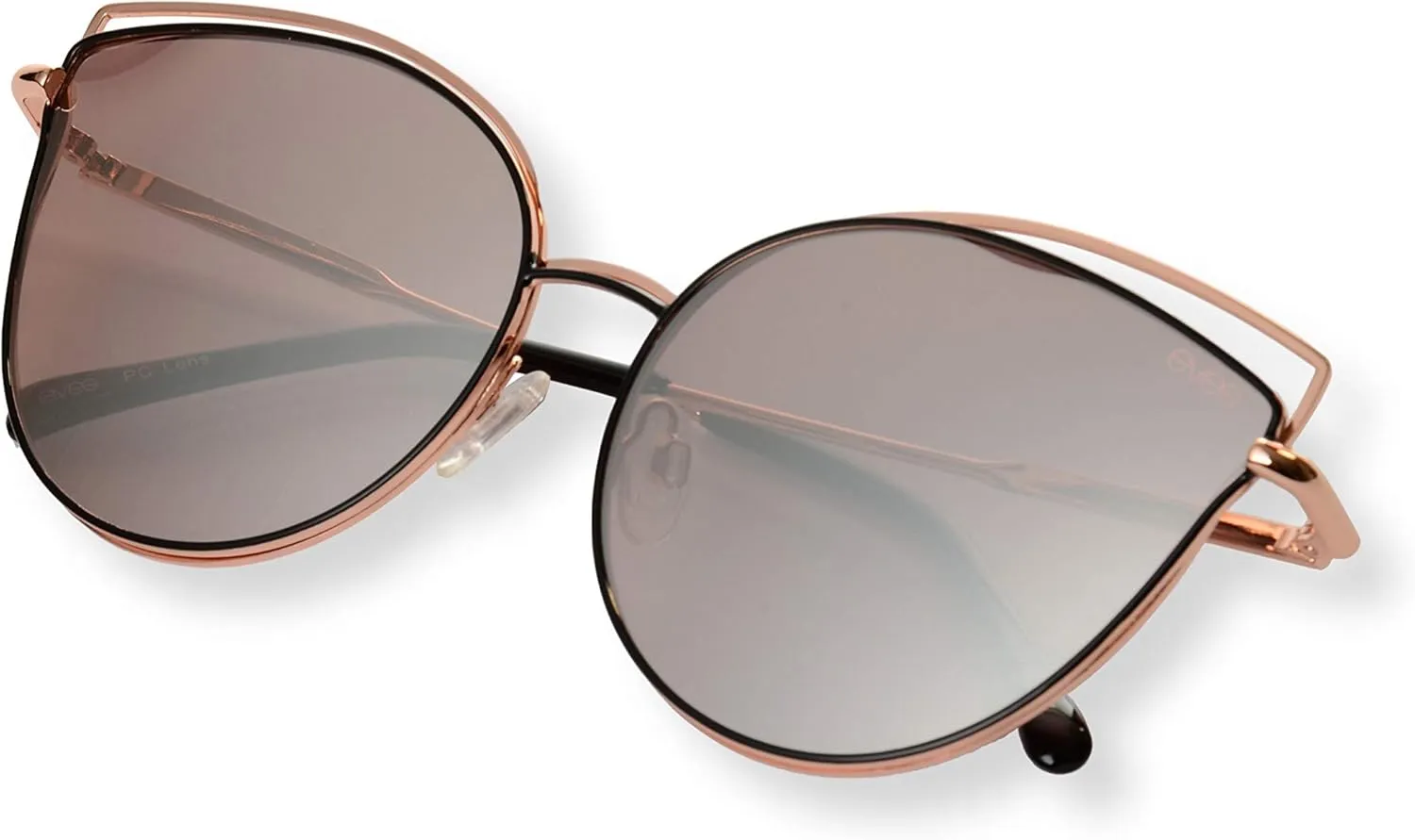 EVEE Oversize Double Wire Cat-Eye Sunglasses (Kitey)