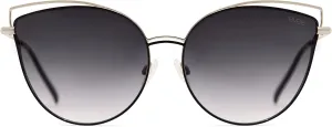 EVEE Oversize Double Wire Cat-Eye Sunglasses (Kitey)