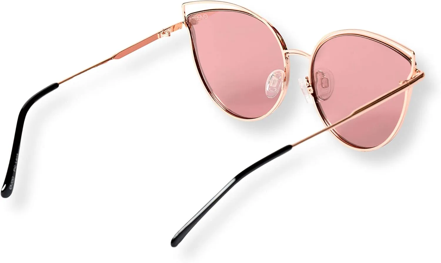 EVEE Oversize Double Wire Cat-Eye Sunglasses (Kitey)