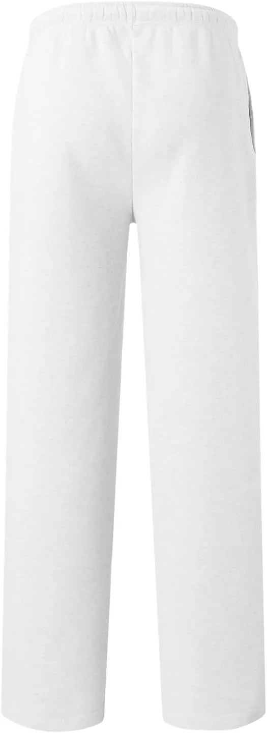 Fleece Lined Sweatpants Women Wide Leg Sweatpants Baggy Straight Leg Lounge Pants Fall Outfits Athletic Joggers Pants