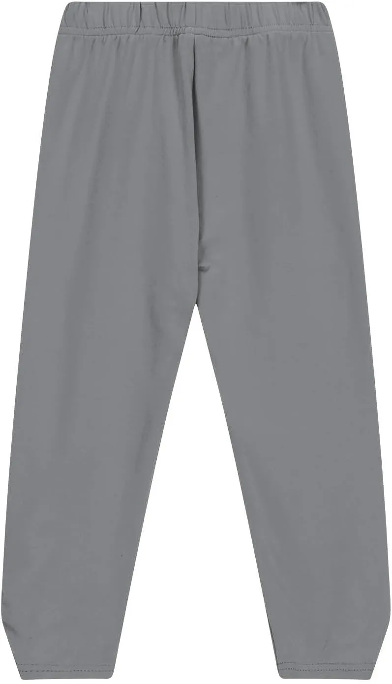 Girls Summer Capris Cropped High Waist Yoga Pants Kids Petite Comfy Stretchy Leggings Workout Compression Capri Pants
