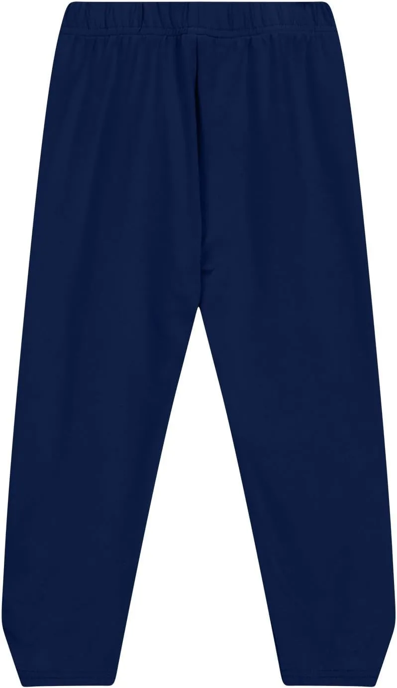 Girls Summer Capris Cropped High Waist Yoga Pants Kids Petite Comfy Stretchy Leggings Workout Compression Capri Pants