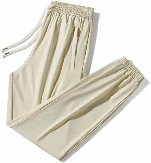 Hands Jogger for Women Loose Tapered Lounge Pant Drawstring Running Sweatpant Lightweight Cargo Jogger with Pocket