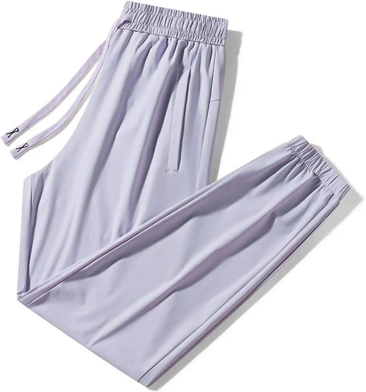 Hands Jogger for Women Loose Tapered Lounge Pant Drawstring Running Sweatpant Lightweight Cargo Jogger with Pocket