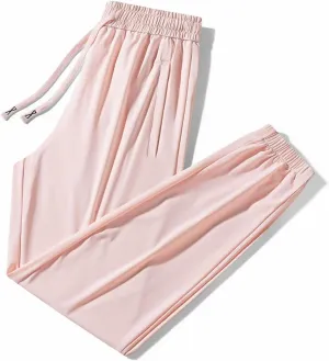 Hands Jogger for Women Loose Tapered Lounge Pant Drawstring Running Sweatpant Lightweight Cargo Jogger with Pocket