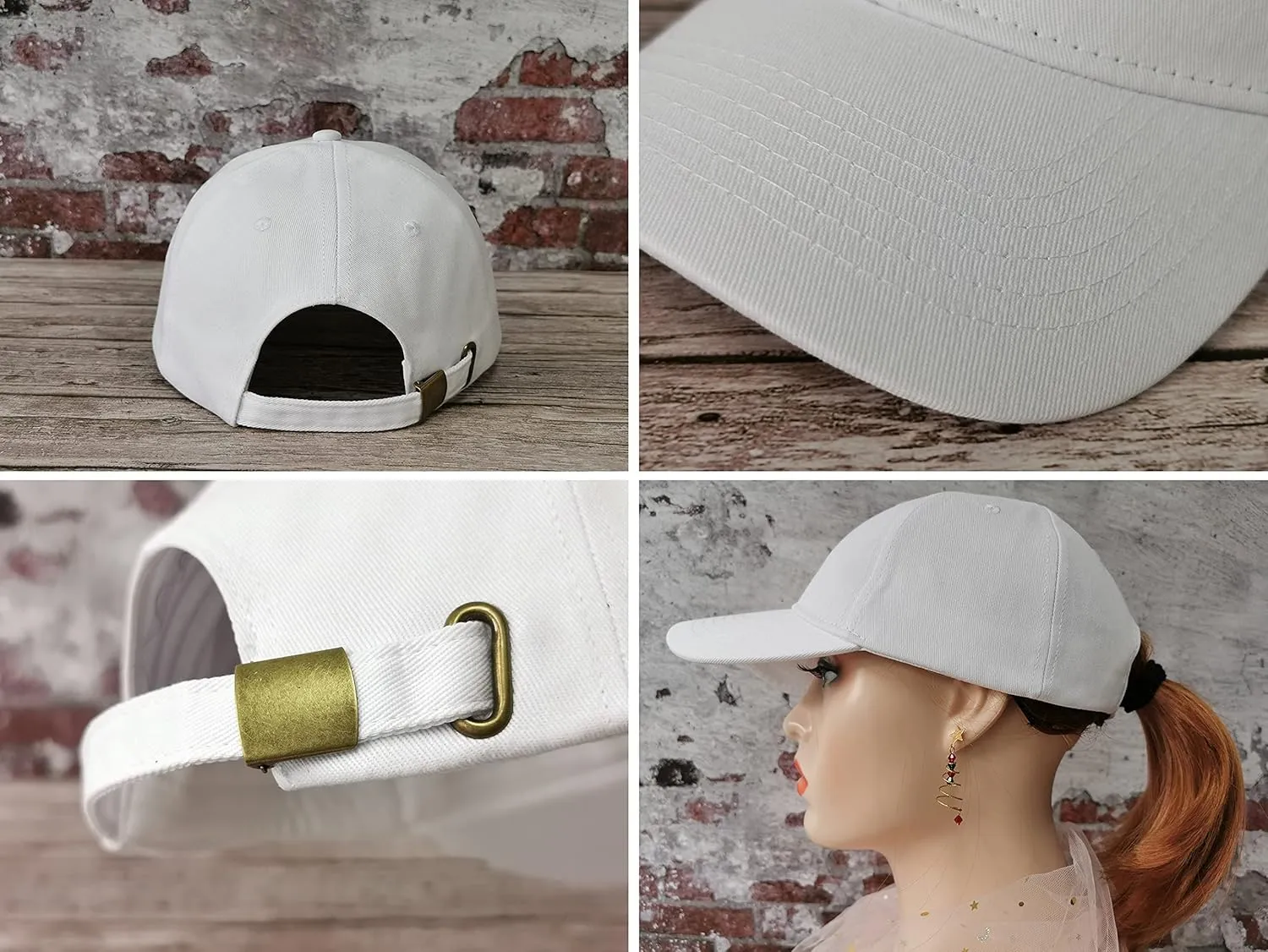 Hepandy Embroidered Palm Tree Hats for Men Women