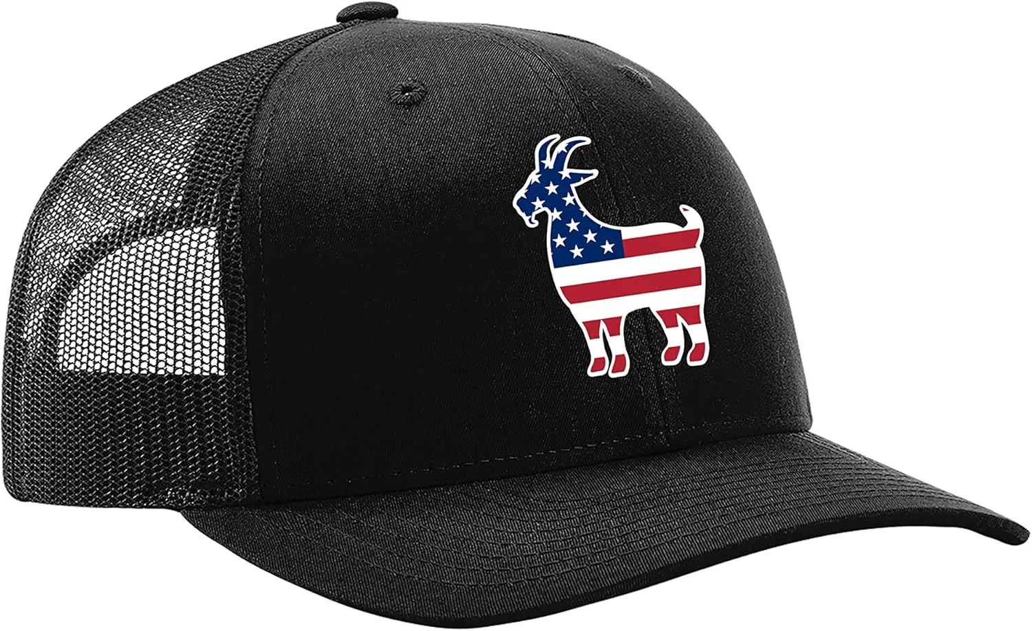 Heritage Pride Embroidered American Flag Filled Farm Animals Patriotic Mesh Back Trucker Hat