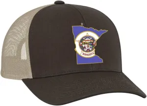 Heritage Pride Embroidered State Flag Mesh Back Trucker Hat