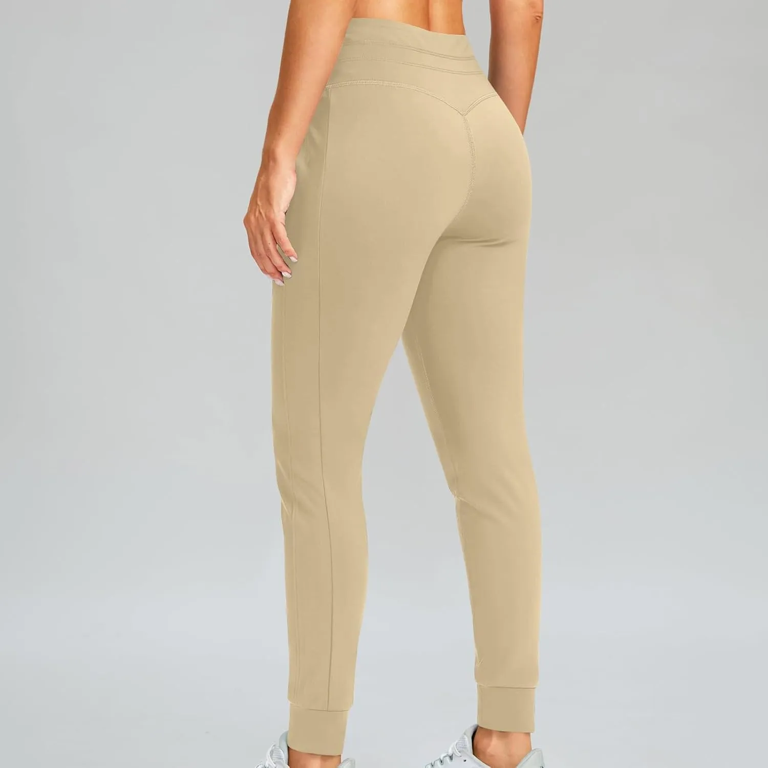 High Waisted Drawstring Pants Women Casual Soft Comfortable Pants for Travel Sports Solid Color Sweatpants Women