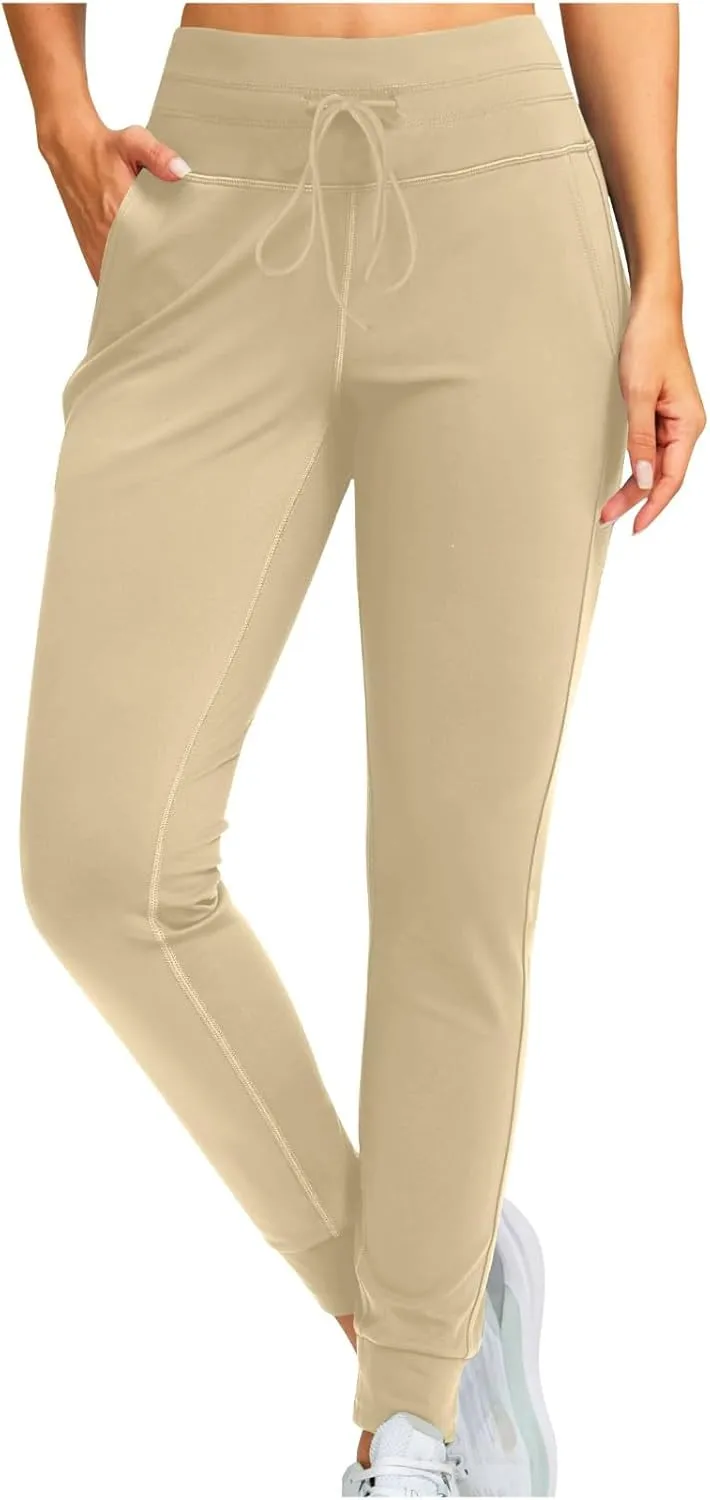 High Waisted Drawstring Pants Women Casual Soft Comfortable Pants for Travel Sports Solid Color Sweatpants Women