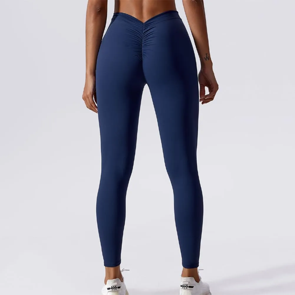 HSQSMWJ Leggings Women Butt Lifting Anti-Cellulite Push Up Tummy Control High Waist Gym Yoga Compression Pants