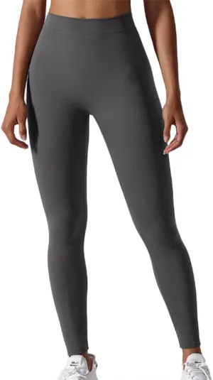 HSQSMWJ Leggings Women Butt Lifting Anti-Cellulite Push Up Tummy Control High Waist Gym Yoga Compression Pants