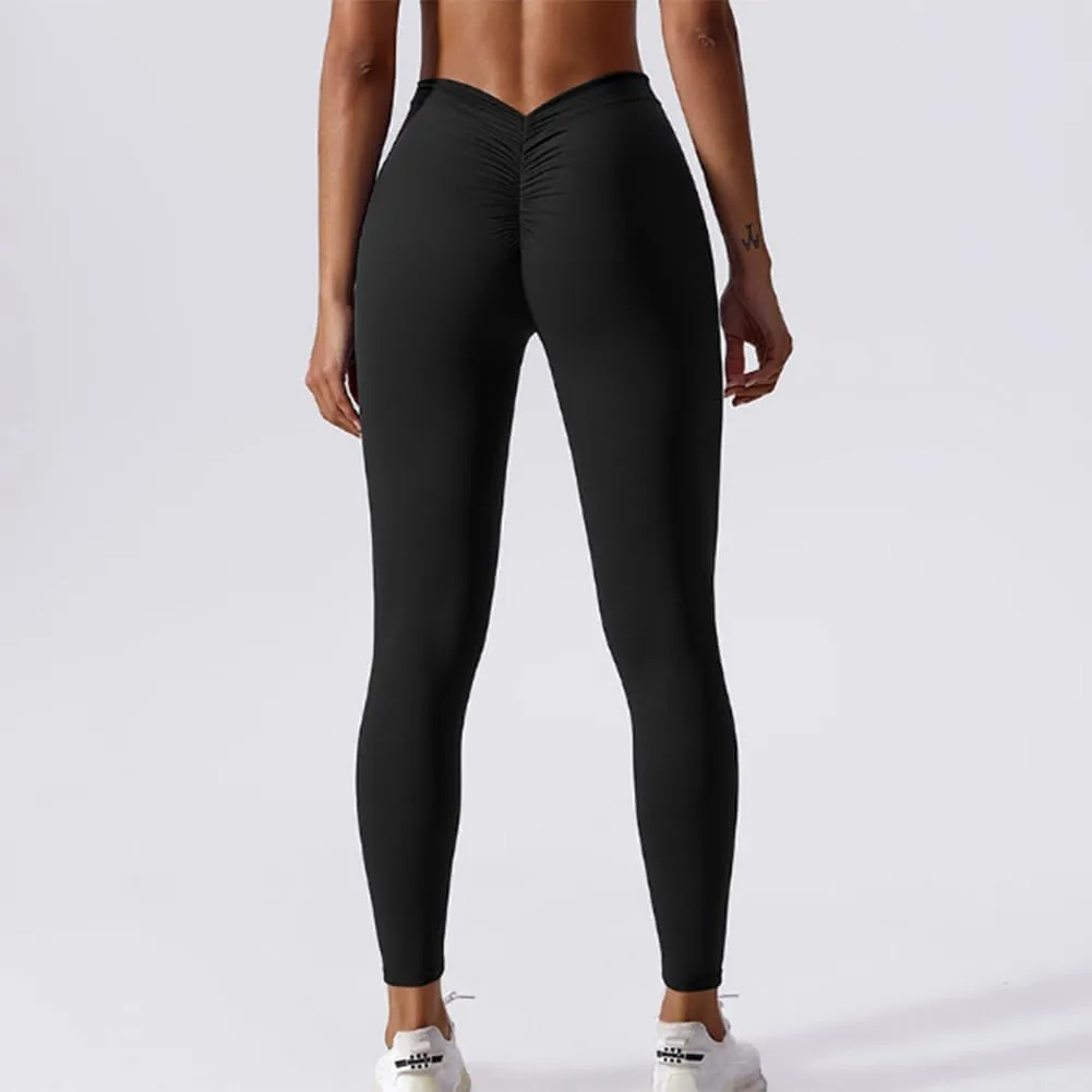HSQSMWJ Leggings Women Butt Lifting Anti-Cellulite Push Up Tummy Control High Waist Gym Yoga Compression Pants