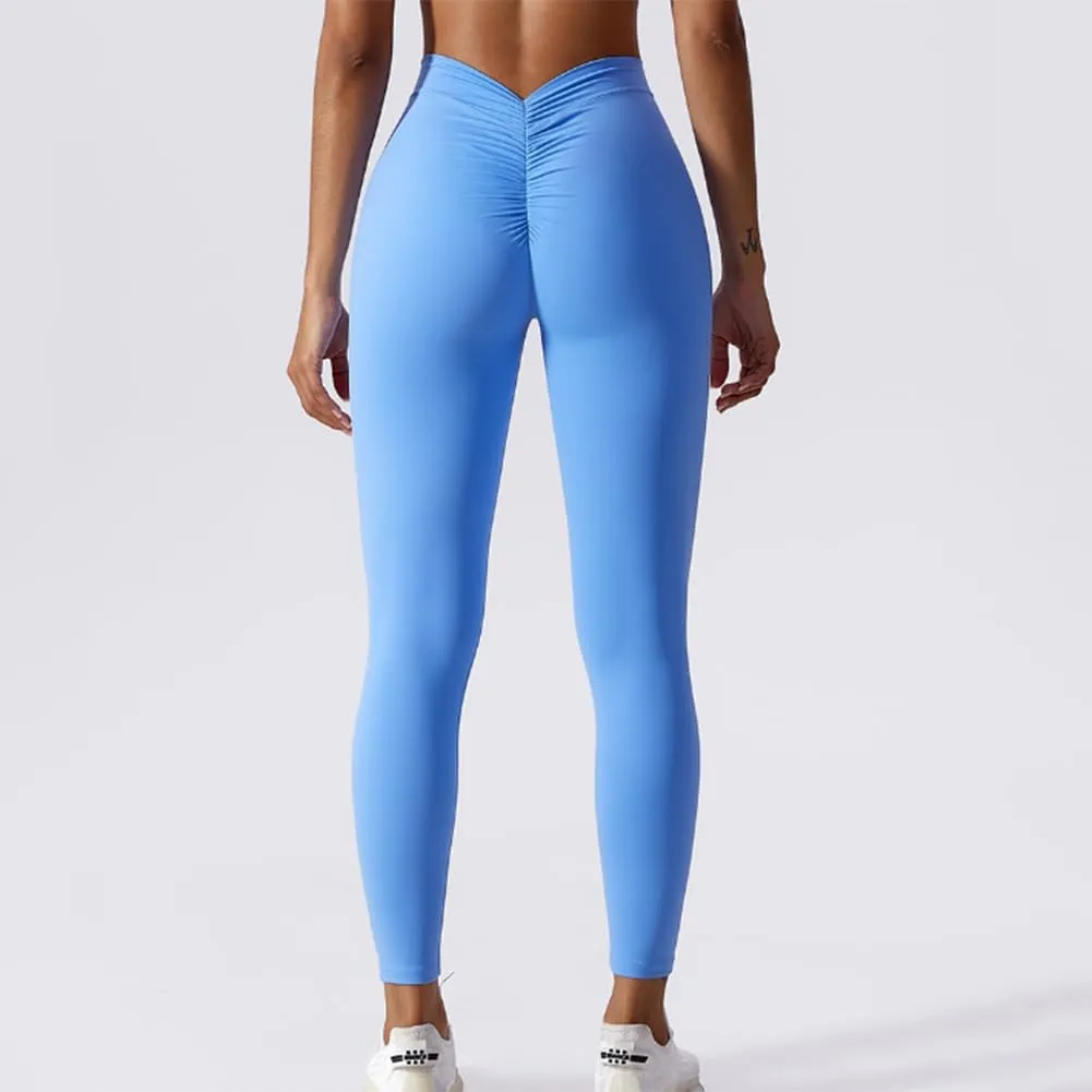 HSQSMWJ Leggings Women Butt Lifting Anti-Cellulite Push Up Tummy Control High Waist Gym Yoga Compression Pants