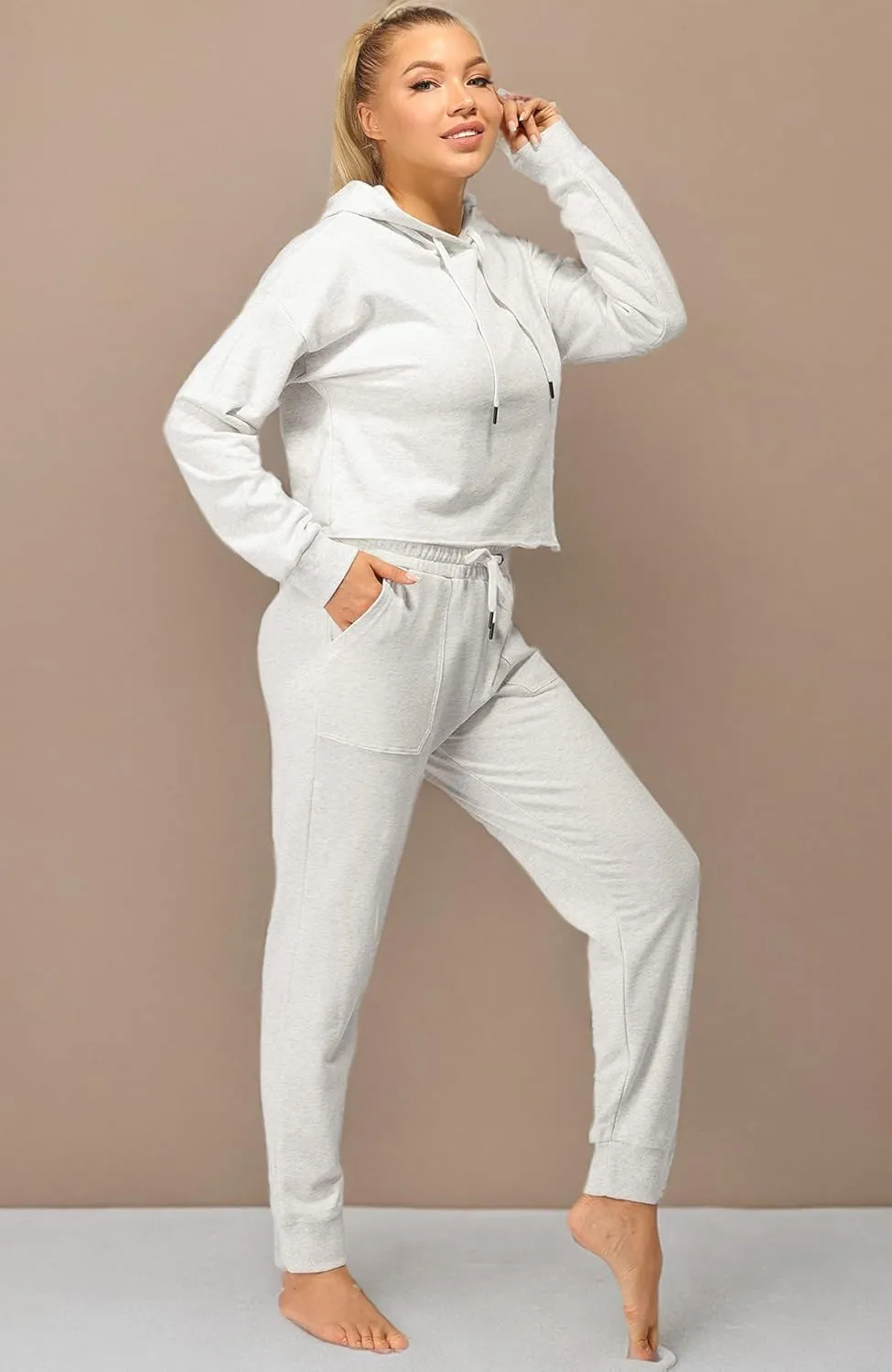 icyzone Women Sweatpants Joggers Activewear Workout Running Pants with Pockets