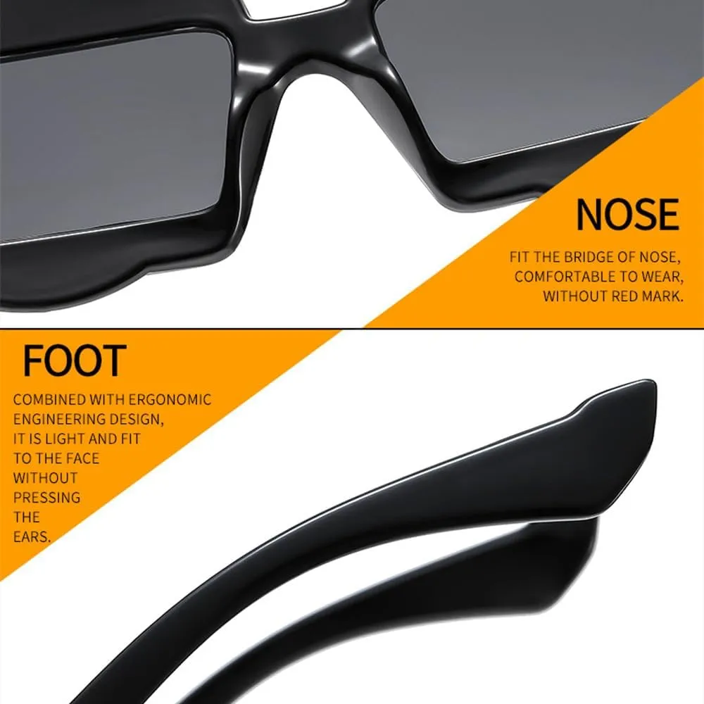 Irregular Sunglasses Women Double Color Frame Female Shades Luxury Sun Glasses UV400 Eyewear