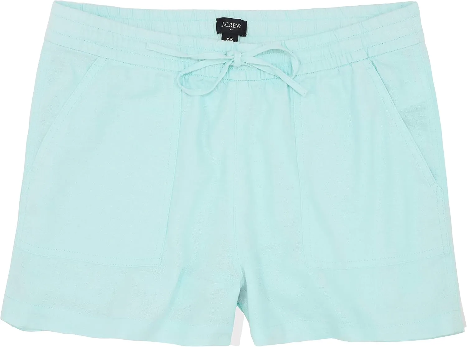 J.Crew Mercantile Women's 3" Linen Blend Drawstring Shorts